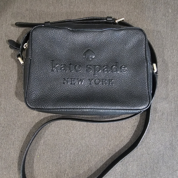 Kate Spade Black Leather Crossbody Bag - Picture 4 of 6